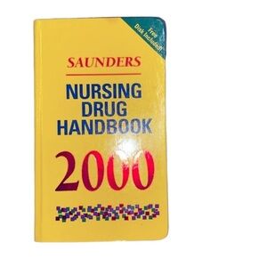 SAUNDERS Nursing Drug handbook 2000